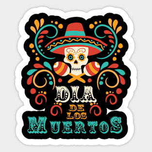 Dia De Los Muertos Sticker